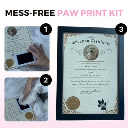 Personalized Pet Adoption Certificate™